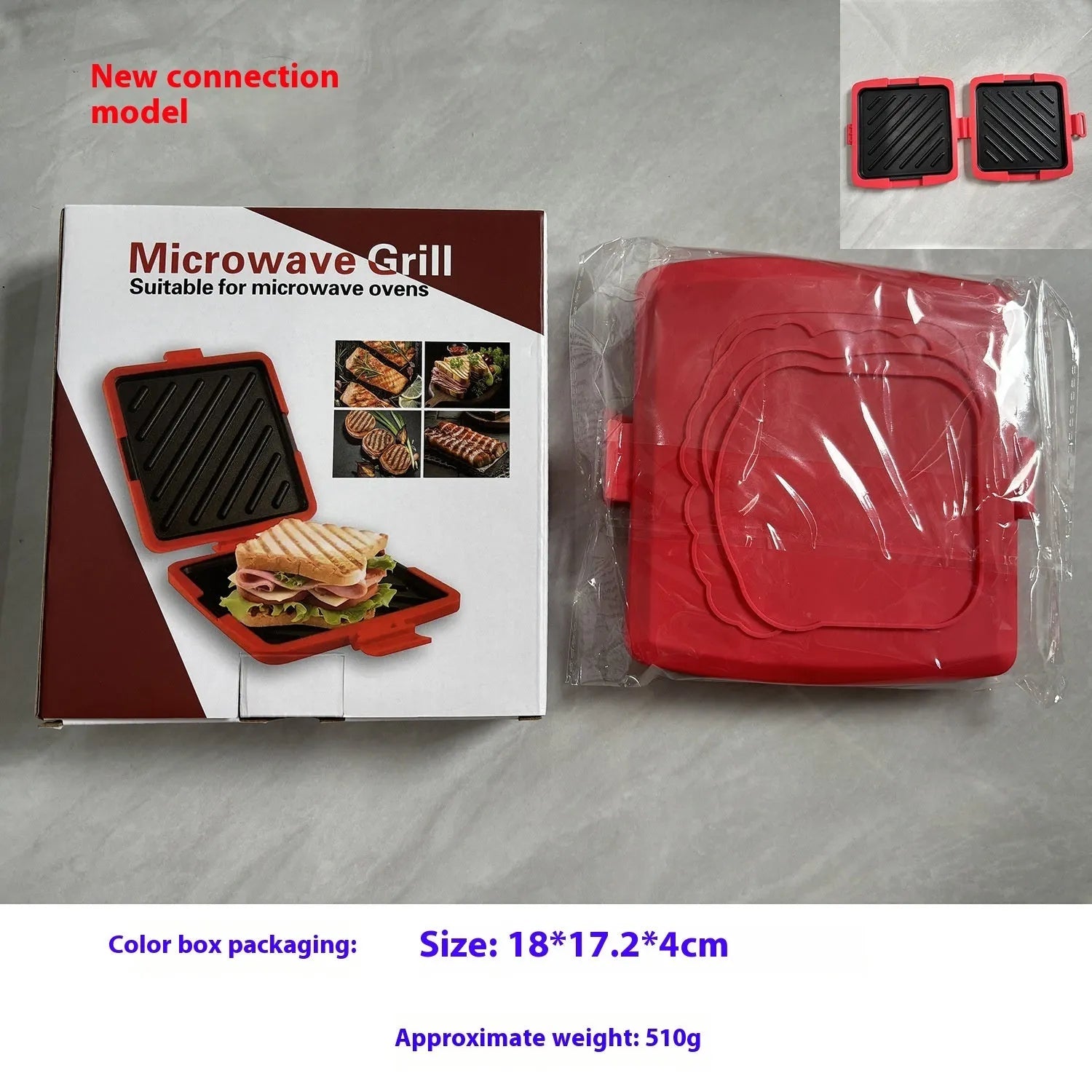 Red silicone handbag-shaped baking tray with matching heat-resistant gloves