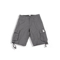 Retro Japanese casual trousers in army green with double-layer waistband and zip placket