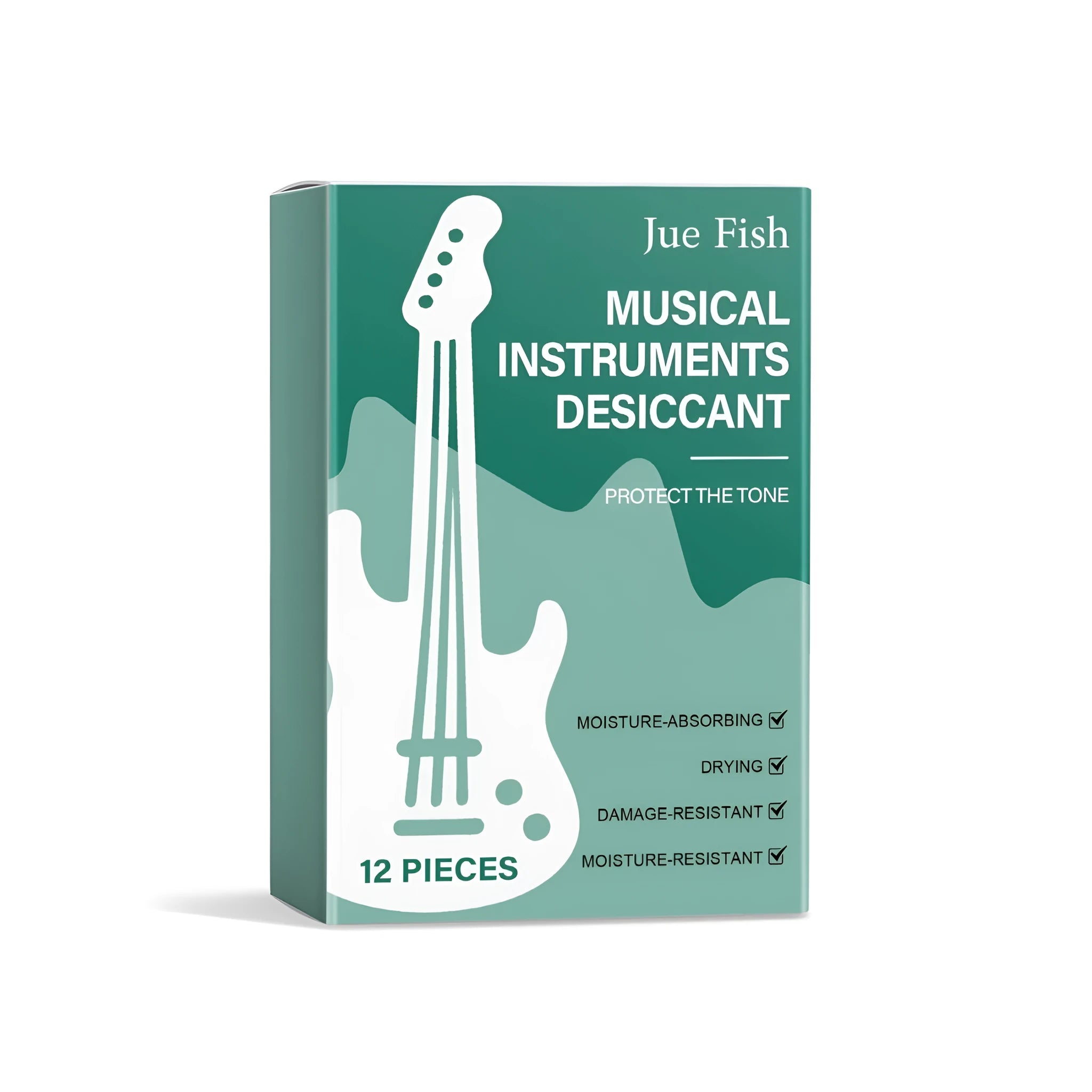 Single unit of calcium chloride desiccant for use inside musical instrument cases.