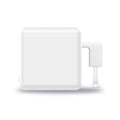 Graffiti smart home Bluetooth finger robot attached to a wall switch, white model