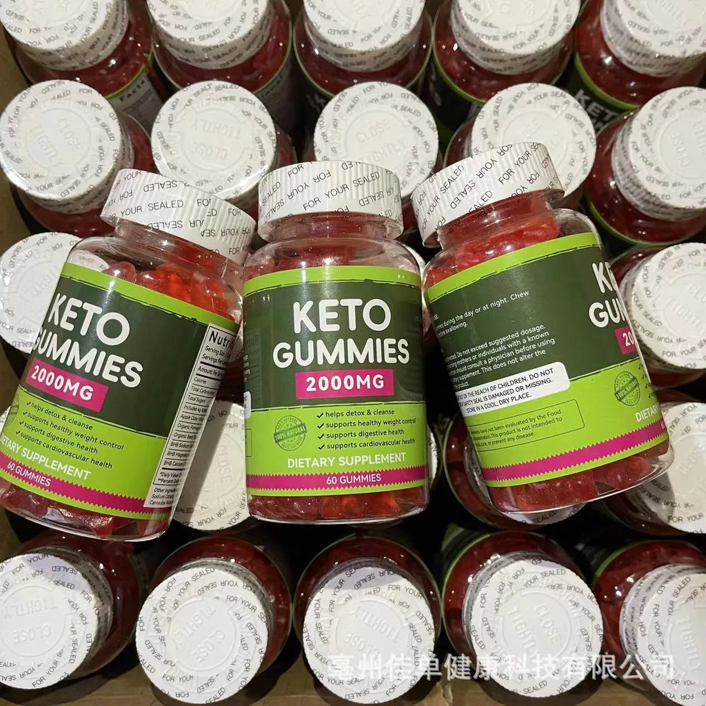 Pure Organic Keto BHB Vinegar Candy Vitamin soft candies in 60-tablet bottle