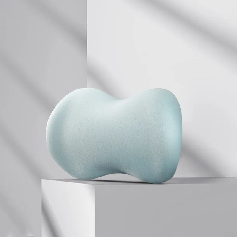 Car headrest pillow and lumbar support cushion set in multiple colour options
