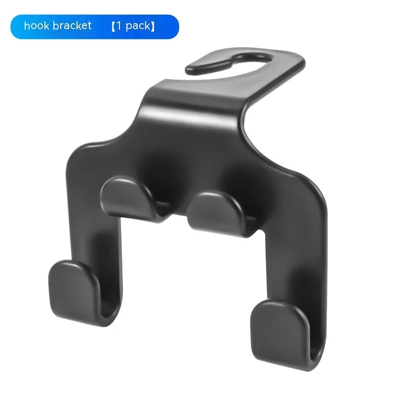 ABS plastic car multifunction hook showing phone bracket and hanging hook functionality for vehicle organisation