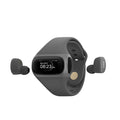 Wrist wear true wireless Bluetooth headset in W20PRO Grey with 1.2-inch screen and silicone band