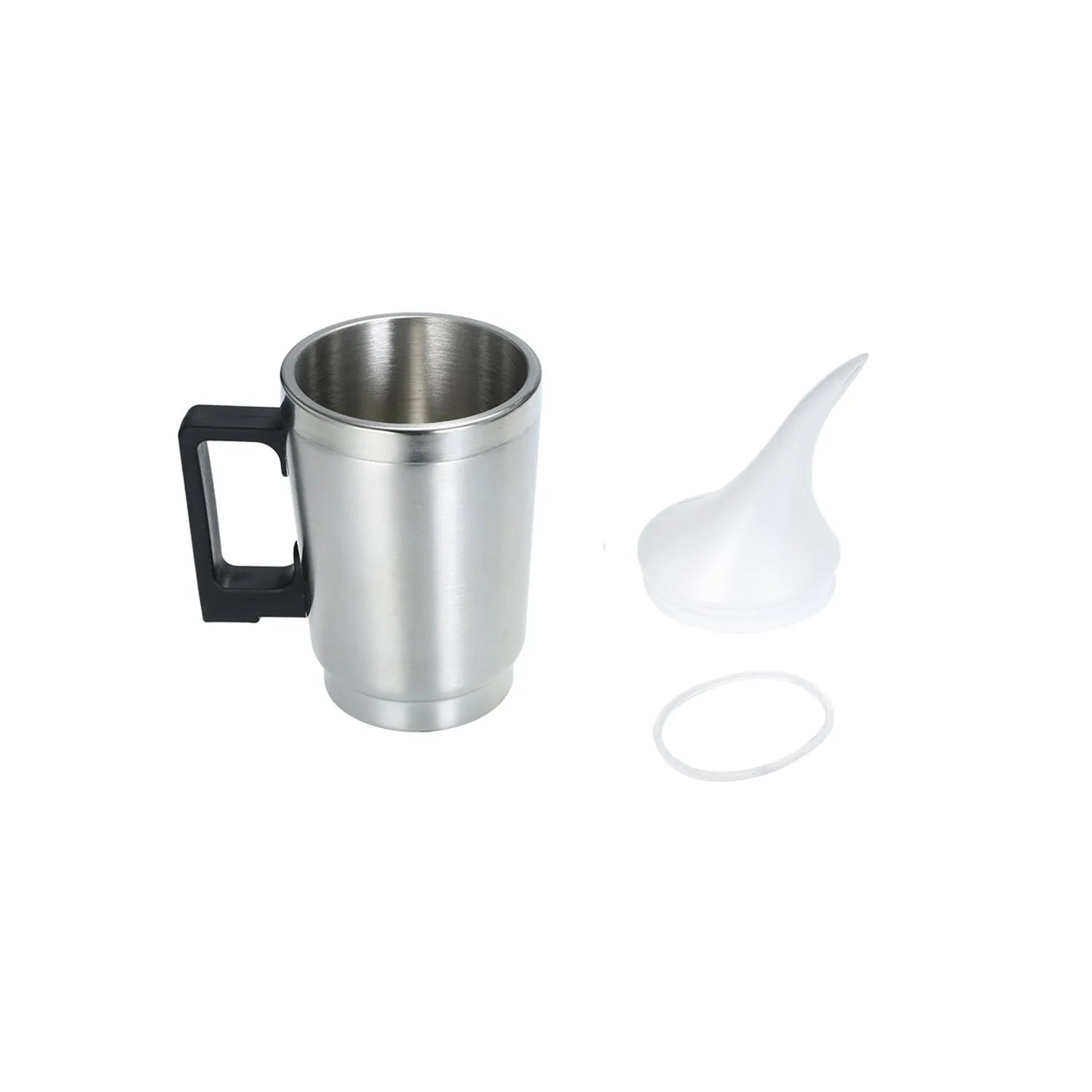 Stainless steel headlamp repair kit showing polishing cups and power adapters for GB/US and European plugs.