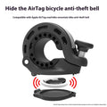 Black aluminium alloy bicycle thumb bell with gaskets and wrench for 22.2mm 25.4mm 31.8mm handlebars