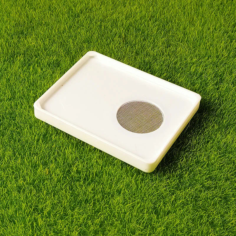 Stainless steel mesh acrylic ant escape cover with clear top and metal mesh