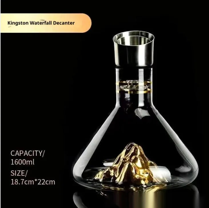 Modern simple glass wine set single cup in one colour option for home bar display