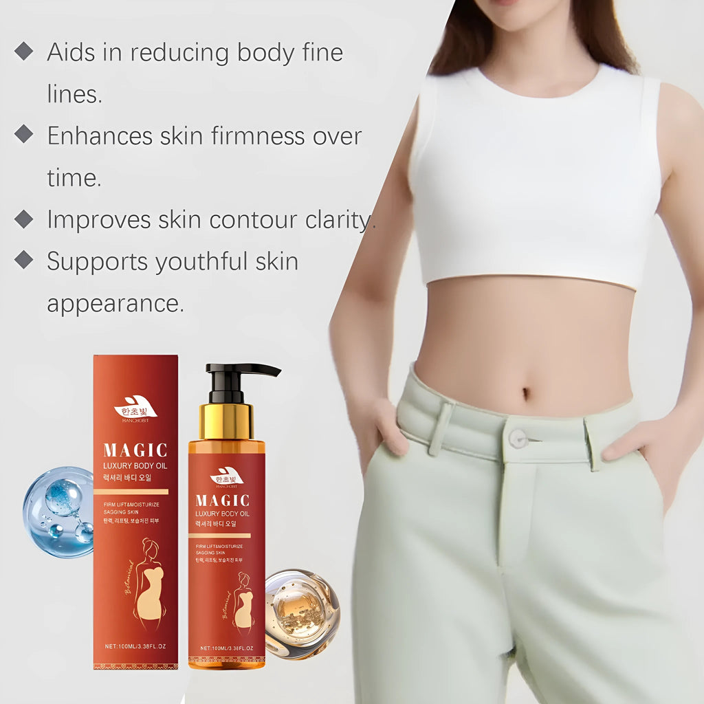 Body firming moisturiser 100ml bottle with rose extract and vitamin E formulation