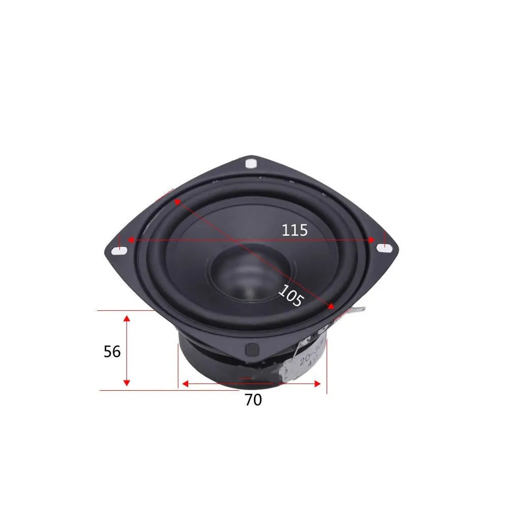 4INCH bass coaxial car horn speaker for General Motors vehicles with magnet material construction