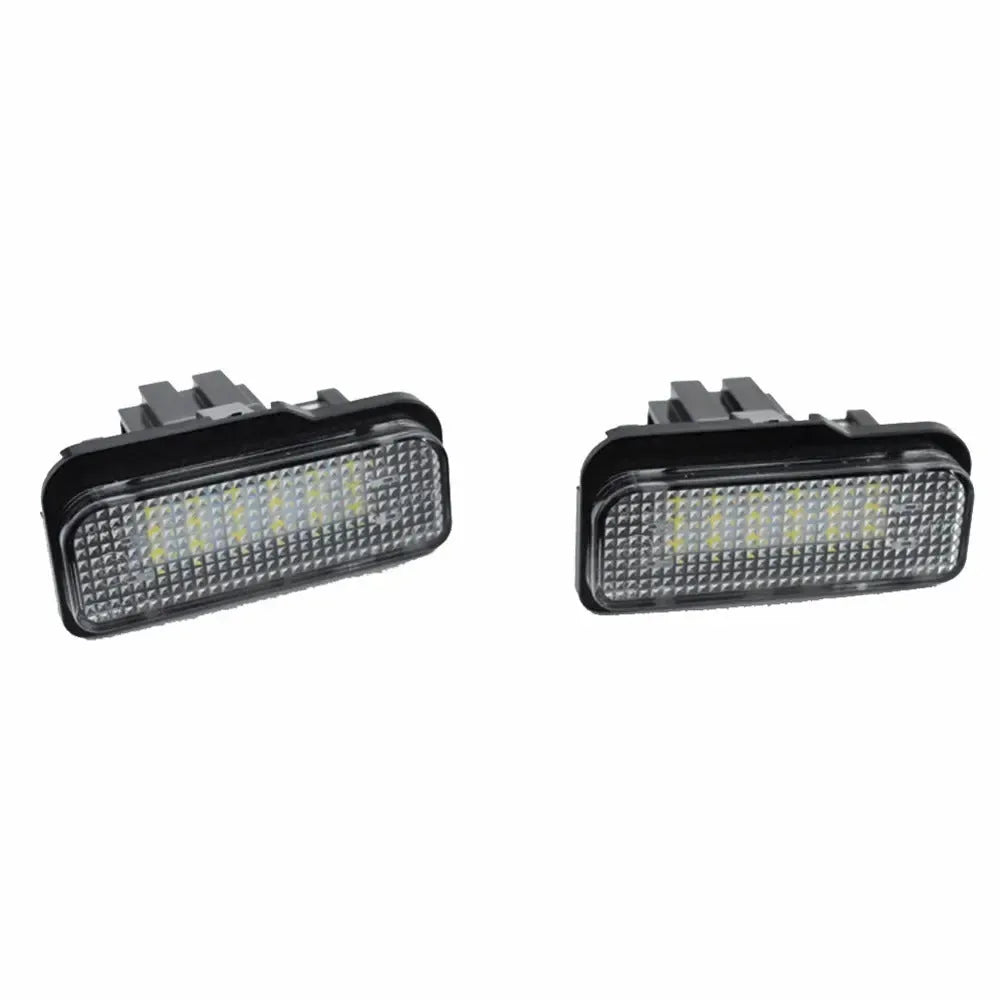 Mercedes-Benz LED licence plate light with 18 SMD LEDs and PC housing