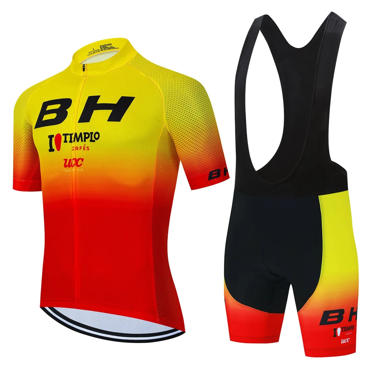 BH Men's Short Sleeve Riding Sweatshirt Suit with mesh fabric, top and jumpsuit set, available in multiple colours and sizes XS to 5XL