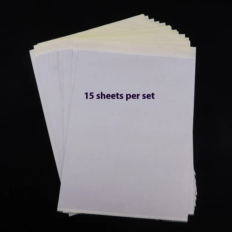 A4 tattoo transfer paper sheets and transfer paste gel pot for stencil creation