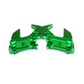 Fork plug hook bracket in black, gold, green or grey, wall-mounted storage hook, single pair