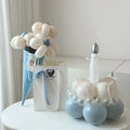 Balloon bouquet DIY kit for cake decoration with round balloons in assorted styles
