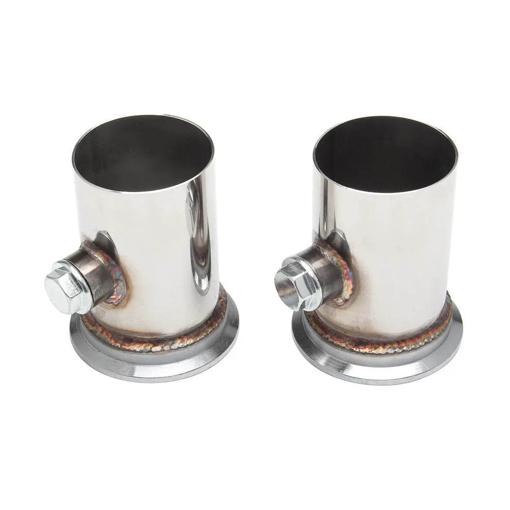 Silver 304 stainless steel exhaust manifold set for Chevrolet LS1 LS2 LS3 LS6 engines