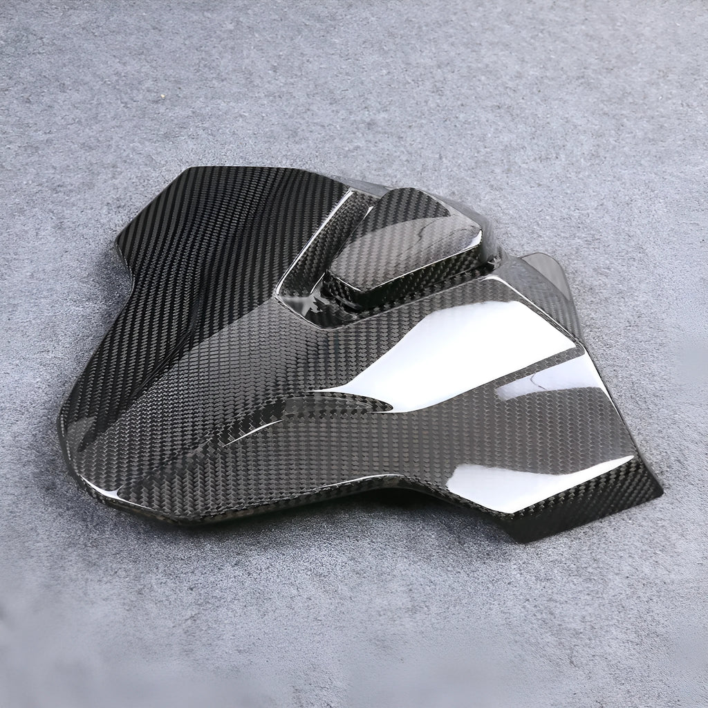 Modified carbon fibre rear hump tail seat cover for BMW S1000RR M1000RR in Twill Light weave