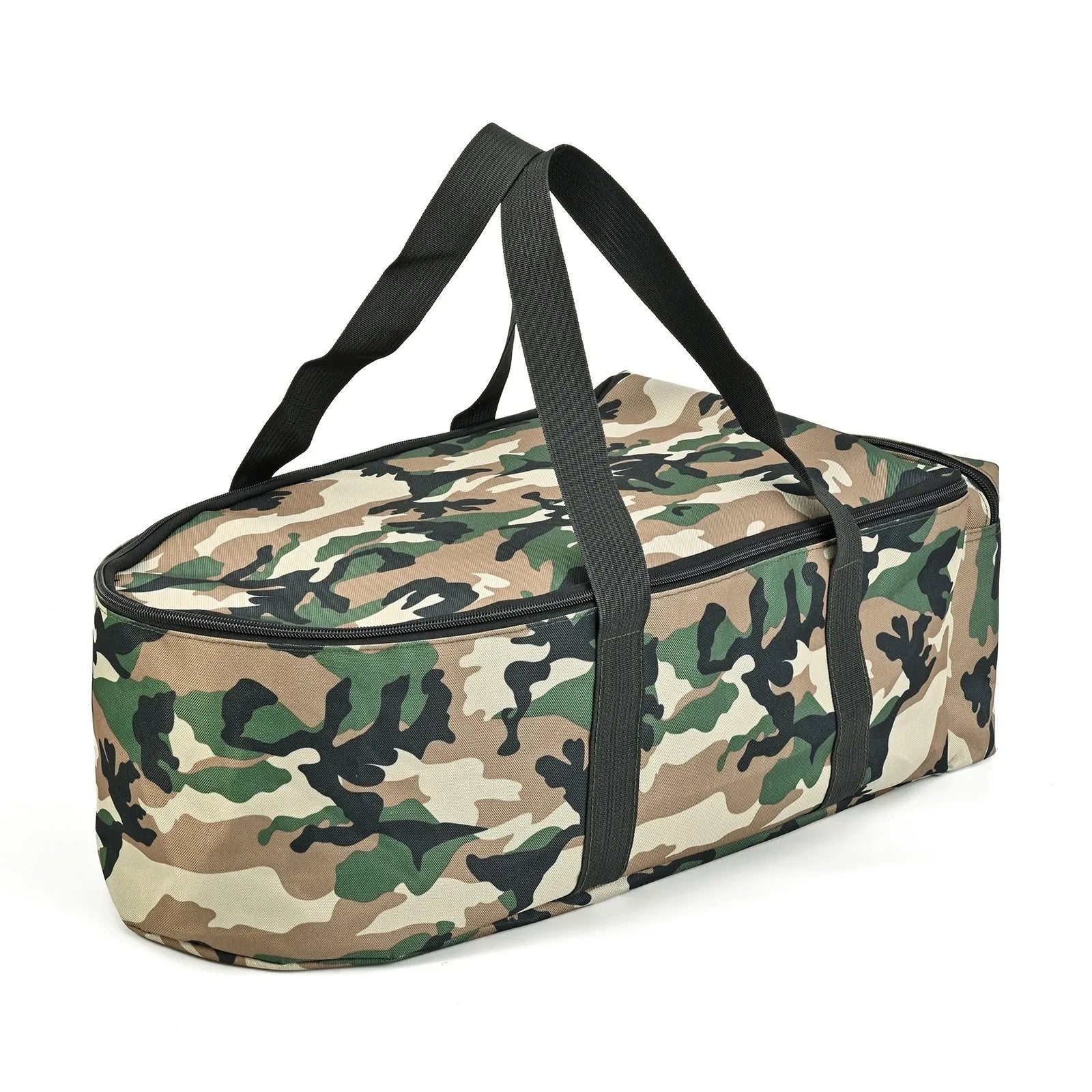 Portable remote control fishing bag made from 1000D polyester fibre in camouflage colour for boat storage
