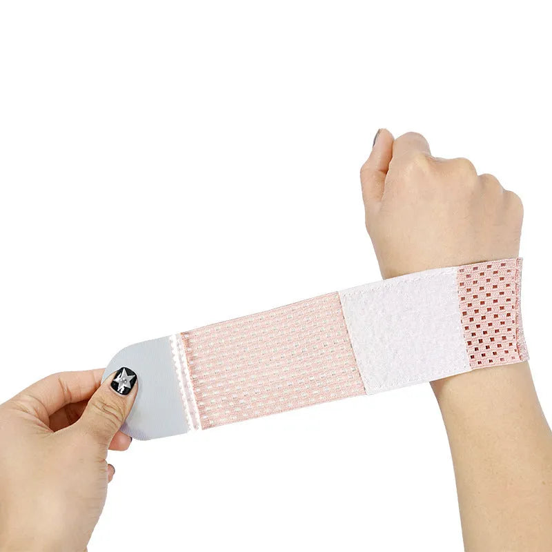High elastic breathability athletic wristguards for gym workouts in black, grey and pink colour options