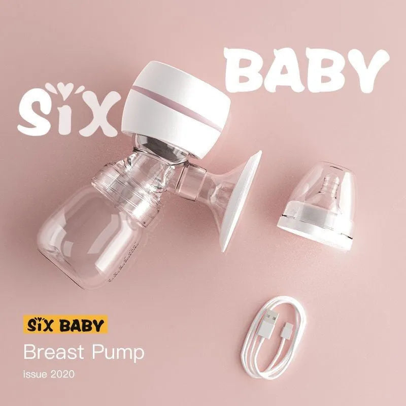 Electric breast pump automatic milking device 3W PP silicone ABS USB power portable 8x8x18.5cm