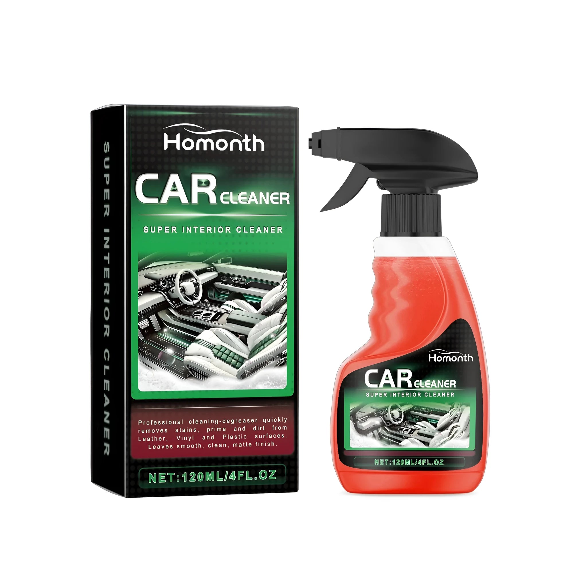 Super Interior Cleaner 120ml bottle with cleaning agent for car and home interior surfaces