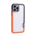 Silicone contrast color protective cover for iPhone 12 Pro Max with heat dissipation, TPU border style