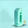 H22 Black collapsible desktop phone holder showing 360-degree rotation mechanism