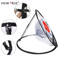 Home Minimalist Foldable Golf Target Net in metal snap button colour, nylon construction for outdoor practice