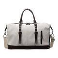 Canvas dry wet separation holdall in black, milky white or green with 20-35L capacity and 16cm carry handles