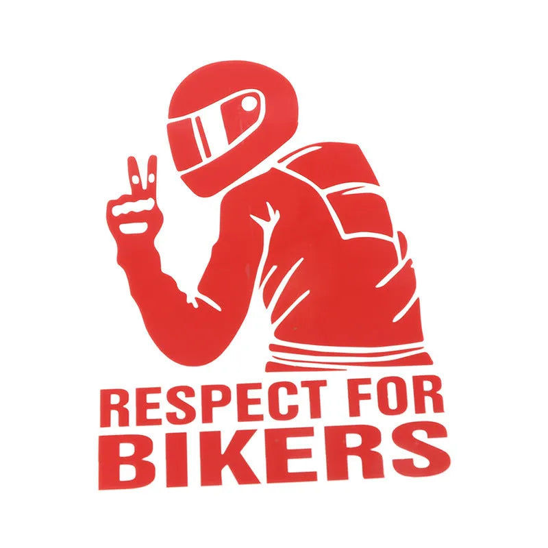 15x11cm motorbike body sticker in six finishes including reflective silver, 3D carbon fibre, and black