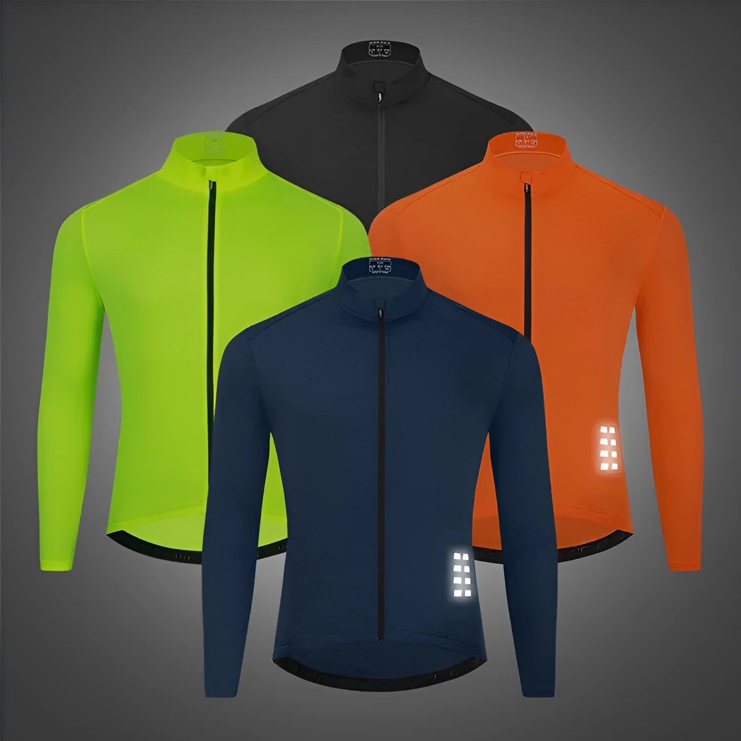 Summer men's breathable cycling top in polyester anti-UV fabric for outdoor sports