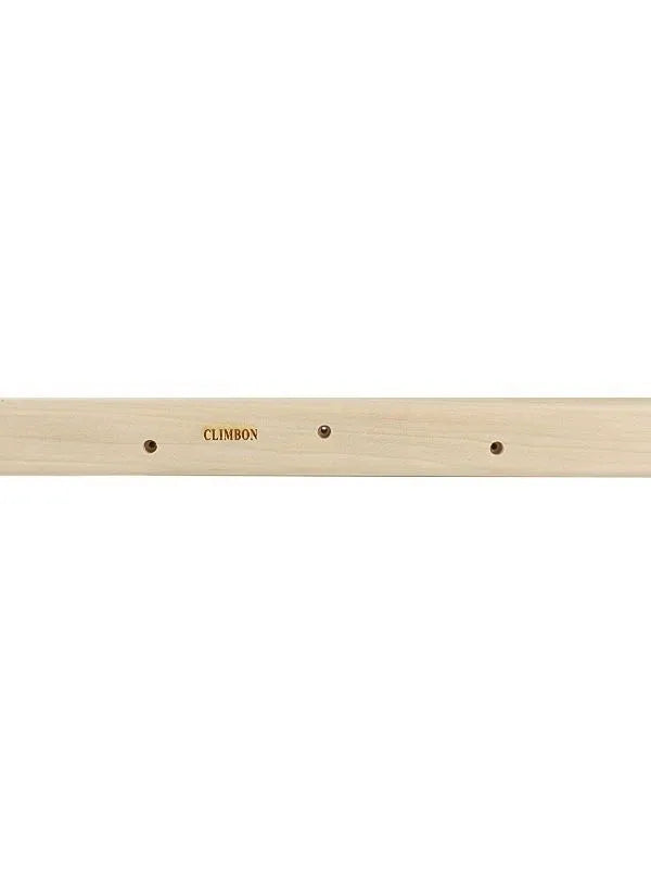 Set of three solid wooden fingerboards for grip strength training, showing different lengths and thickness profiles.