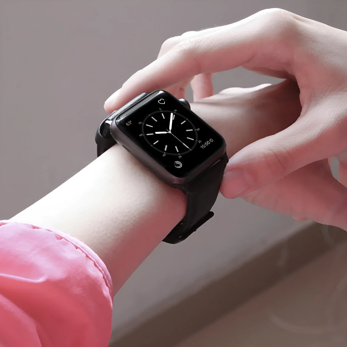 Top layer cowhide oil wax leather strap for Apple Watch 38-40mm and 42-44mm in four brown colours