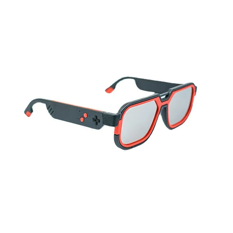 Directional audio glasses with PC frame, 150x150x51mm, 46g, Bluetooth smart speaker, grey or black