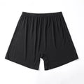 Men's modal boxer shorts in solid colours with high waist design