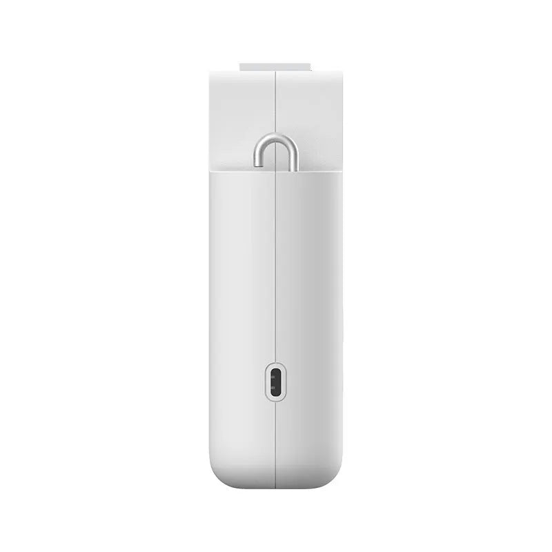 White automatic electric curtain opener motor with USB charger