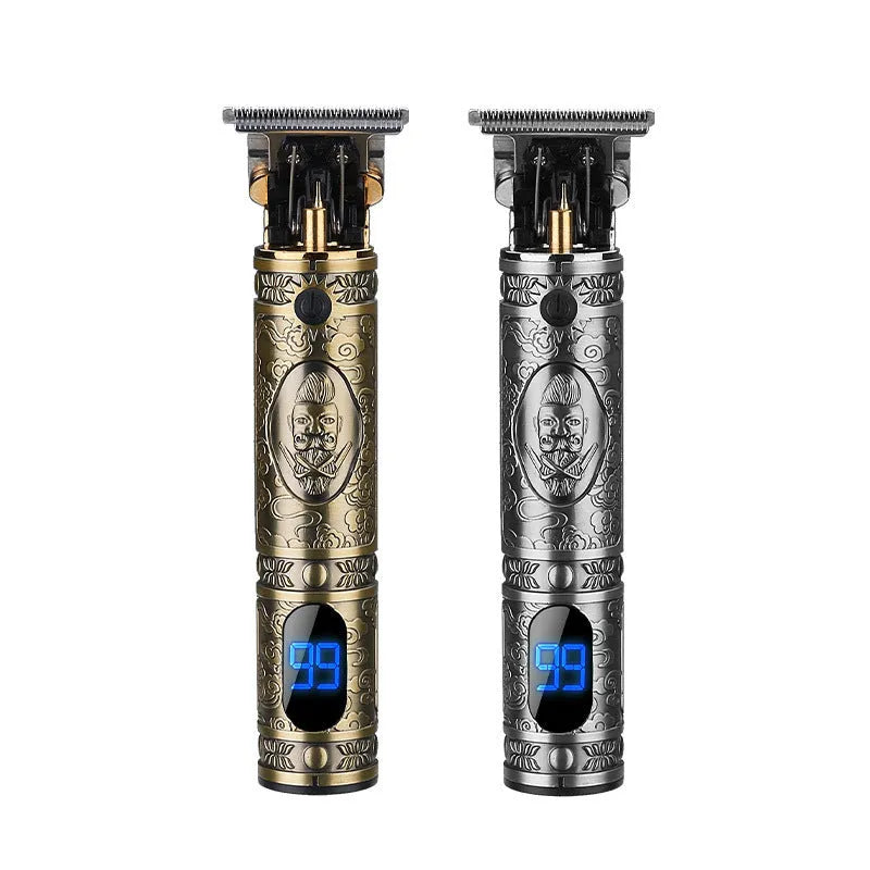 Professional hair and beard trimmer metal stainless steel 20x10x5.5cm USB charging gradient colour