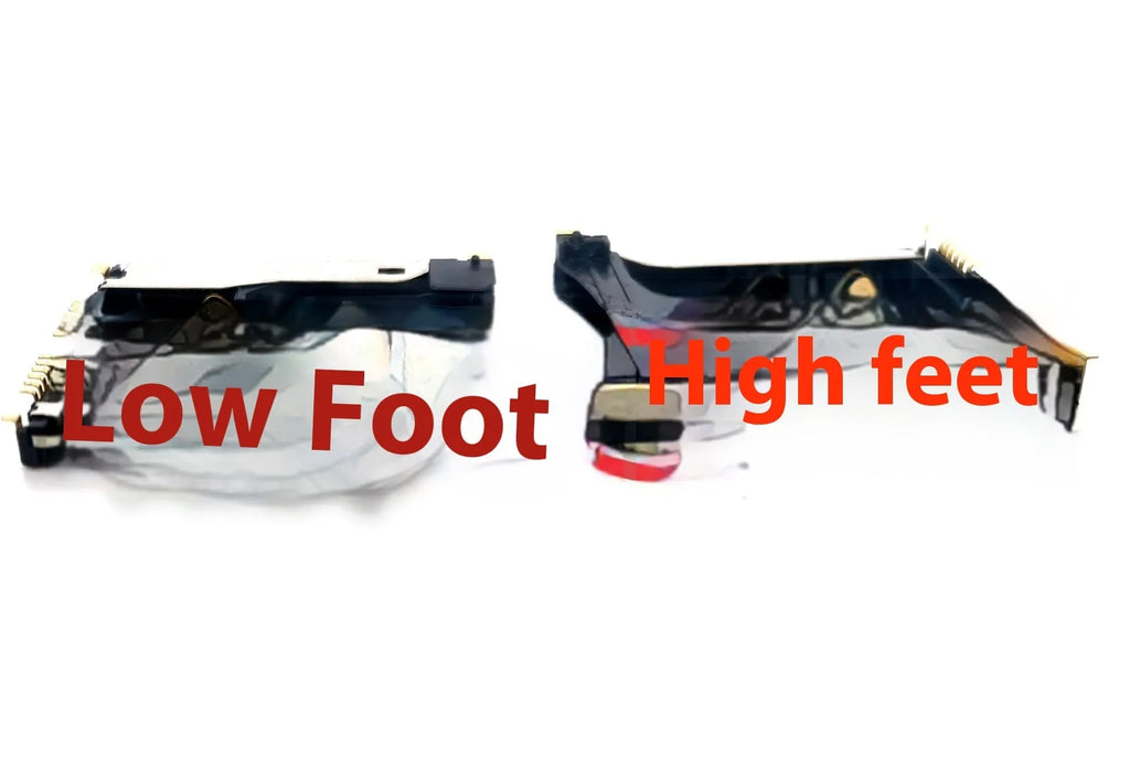 Alloy camera memory card slot replacement component with high foot and low foot colour options