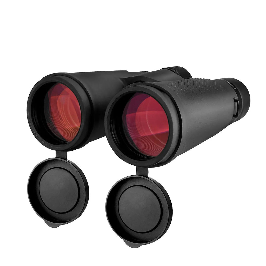 Creative simple portable plastic civilian binoculars SV202 10x50 black with ED lens and BaK-4 prism