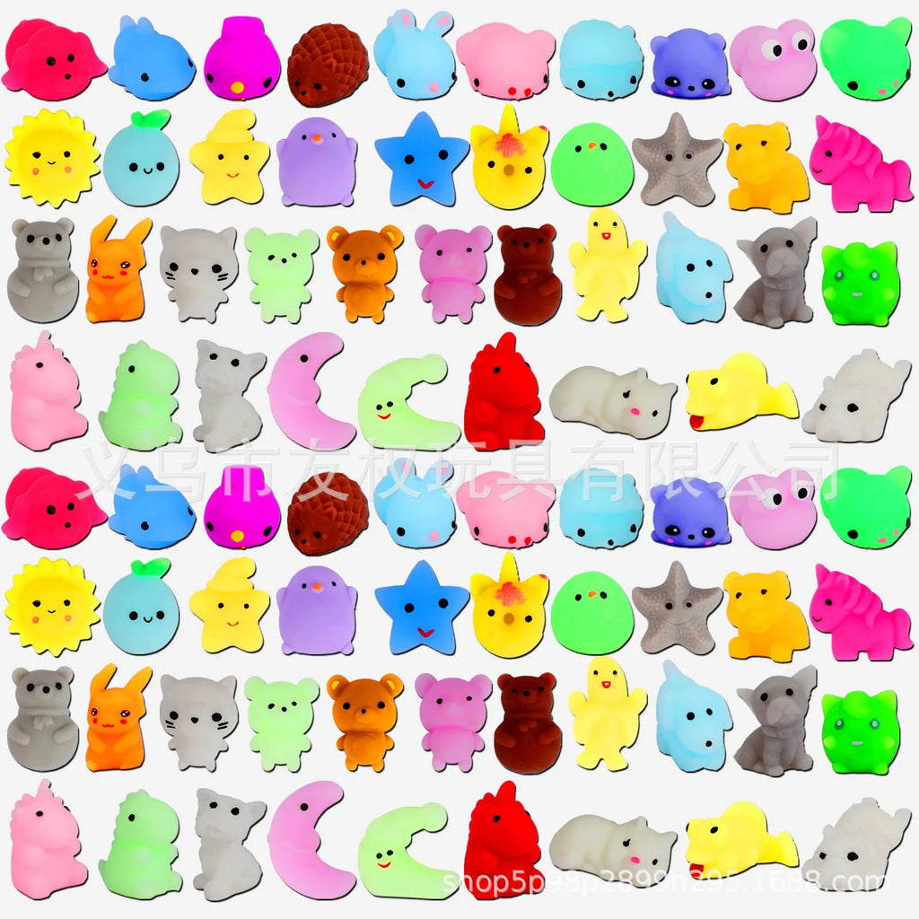 Mini cat's paw squeezing toy in Animal Little Biga colour, TPR material, small nose pendant design