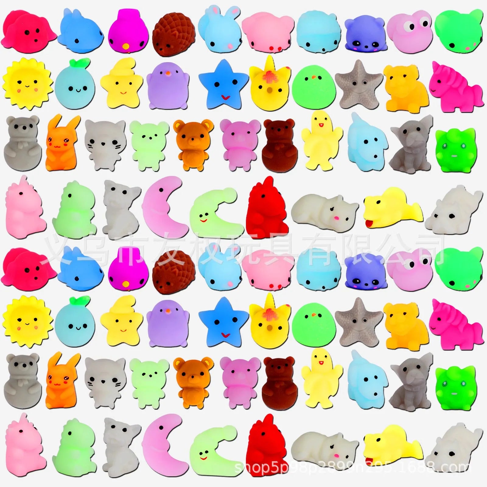Mini cat's paw squeezing toy in Animal Little Biga colour, TPR material, small nose pendant design