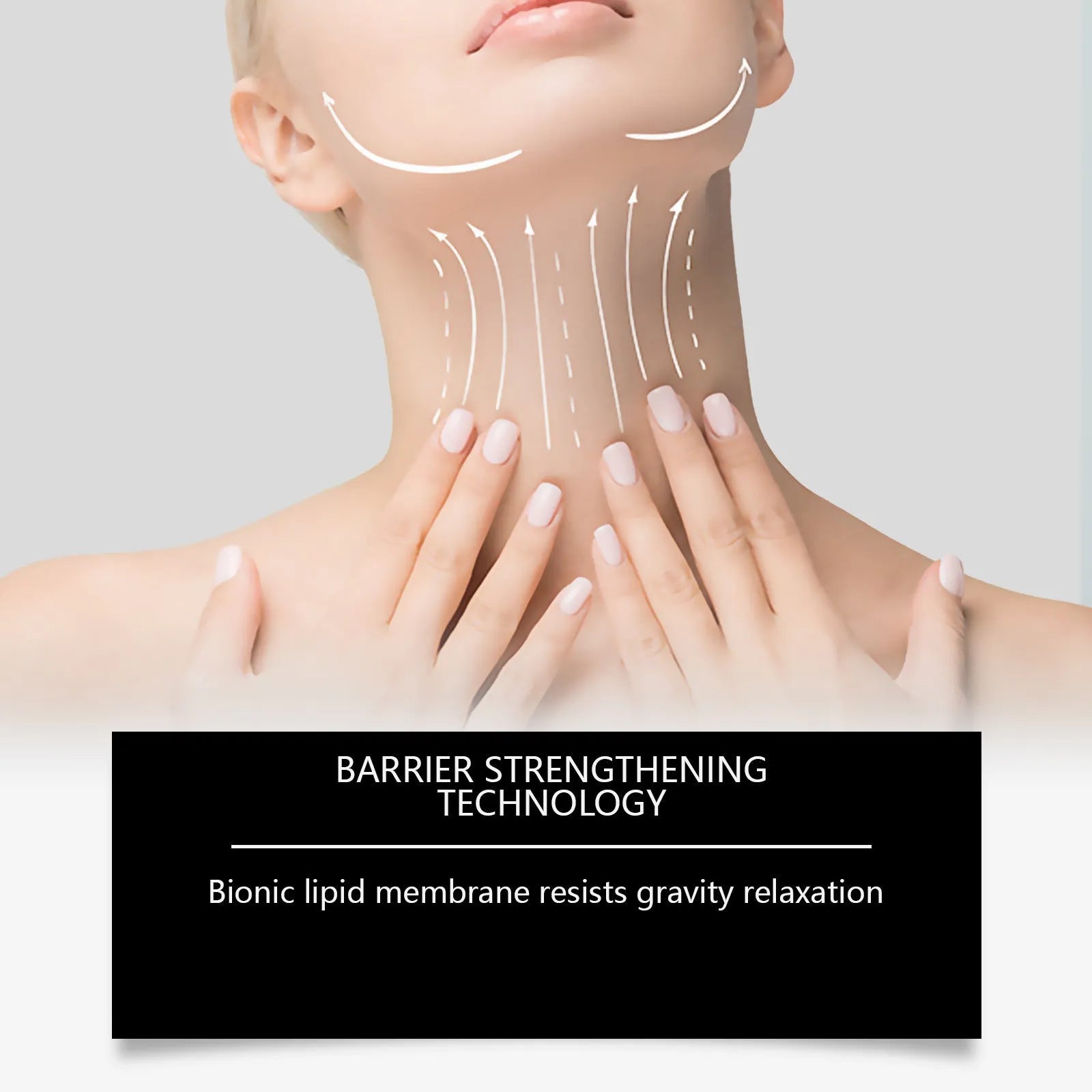50g jar of lifting and tightening neck cream with hydrolysed collagen and shea butter