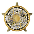 Intelligent induction fan without button design, USB powered, 4 plastic blades, 162x103mm, force yellow colour