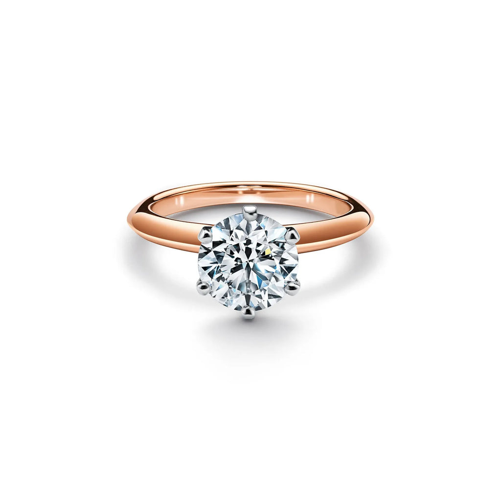 Women's silver electroplated ring in 2 carat gold finish, band style, size 7