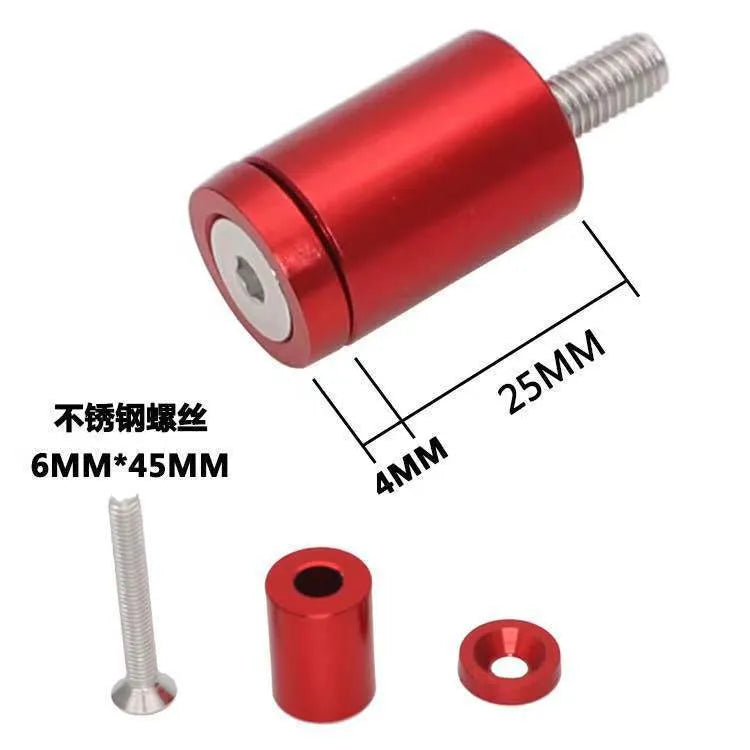 Aluminium alloy machine cover shim kit with screws and nuts for 6mm 8mm mounting points