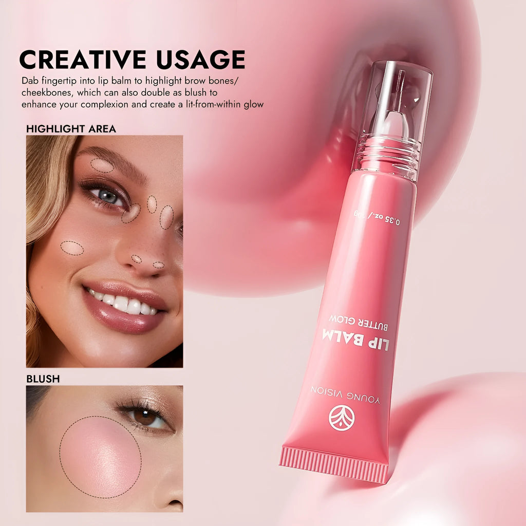 Modular plug hose lip gloss in six colour options with moisturising formula and 10g net content