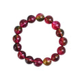 Women's personalised watermelon crystal bracelet in pastoral casual style showing size options