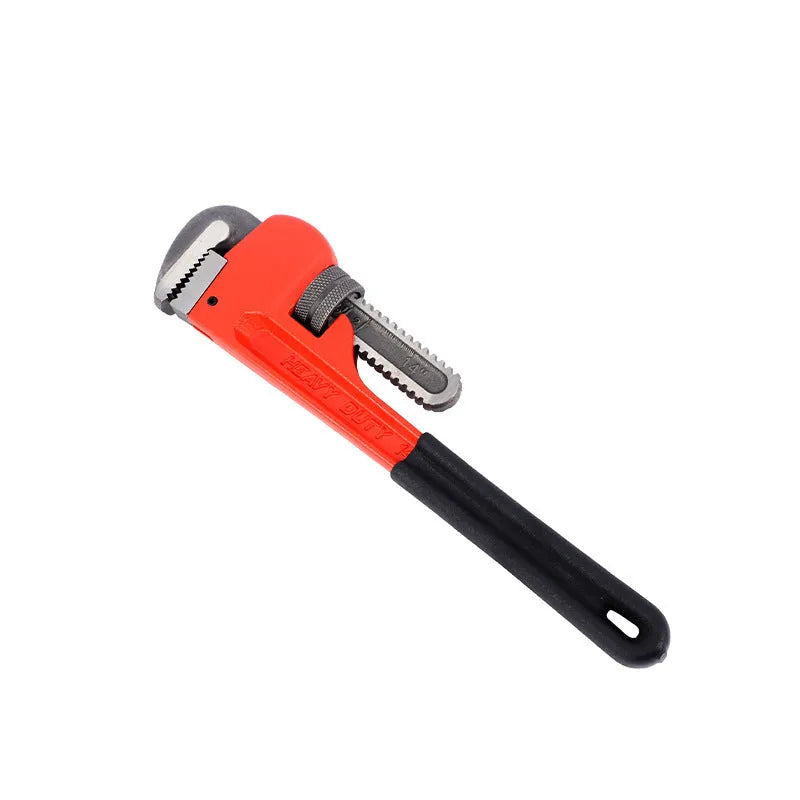 Heavy pipe tongs made of 45# steel available in 8 10 12 and 18 inch sizes for water pipe gripping