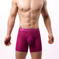 Men's lace mesh boxers with geometric pattern in low waist design