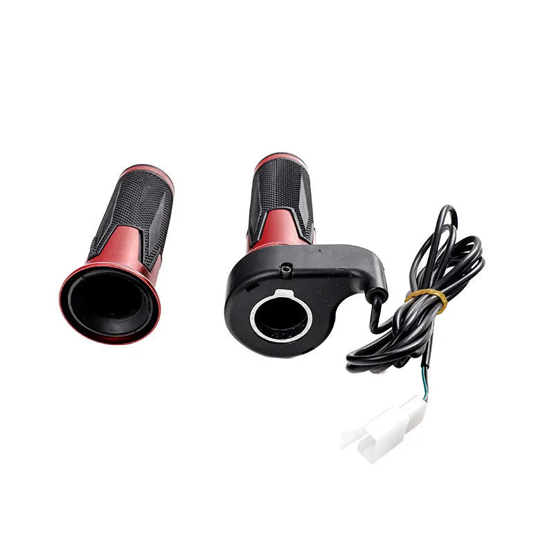 Three-speed rotary accelerator handle for electric car modification with 3-wire plug connector